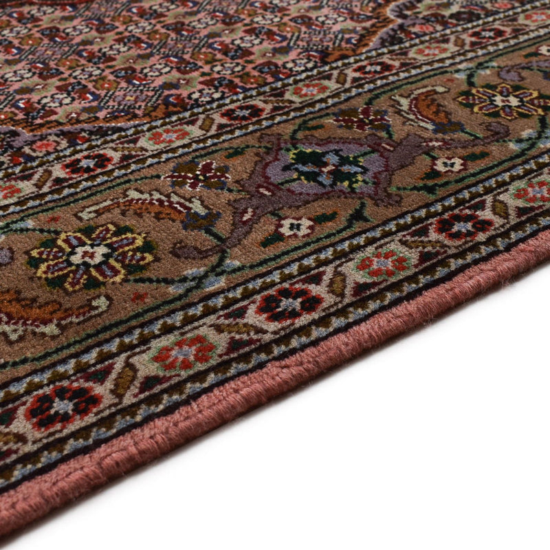 Täbriz - 40 Raj Teppich 155x190cm - Perserteppich - hellrot