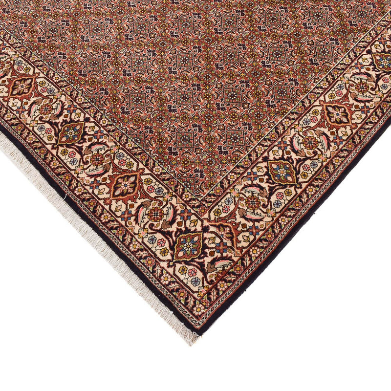 Bidjar - Zanjan Teppich 200x390cm - Perserteppich - hellrot