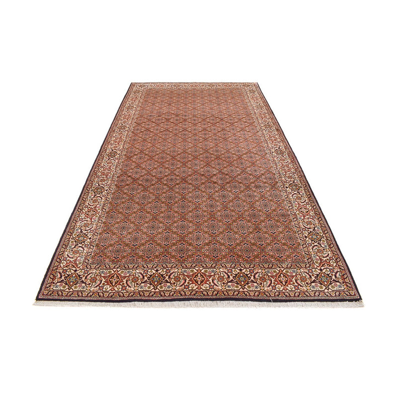 Bidjar - Zanjan Teppich 200x390cm - Perserteppich - hellrot