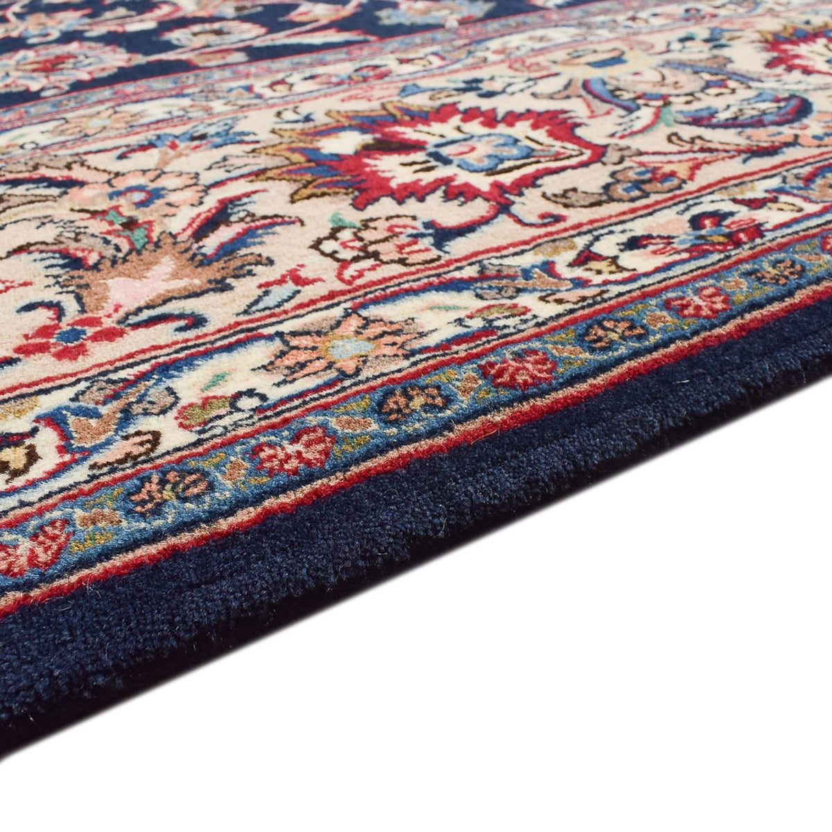 Maschad Teppich 243x348cm - Perserteppich - dunkelblau