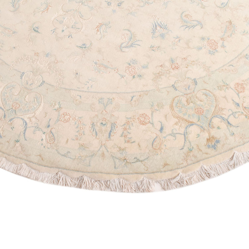Täbriz - 60 Raj Teppich 250x250cm - Perserteppich - beige
