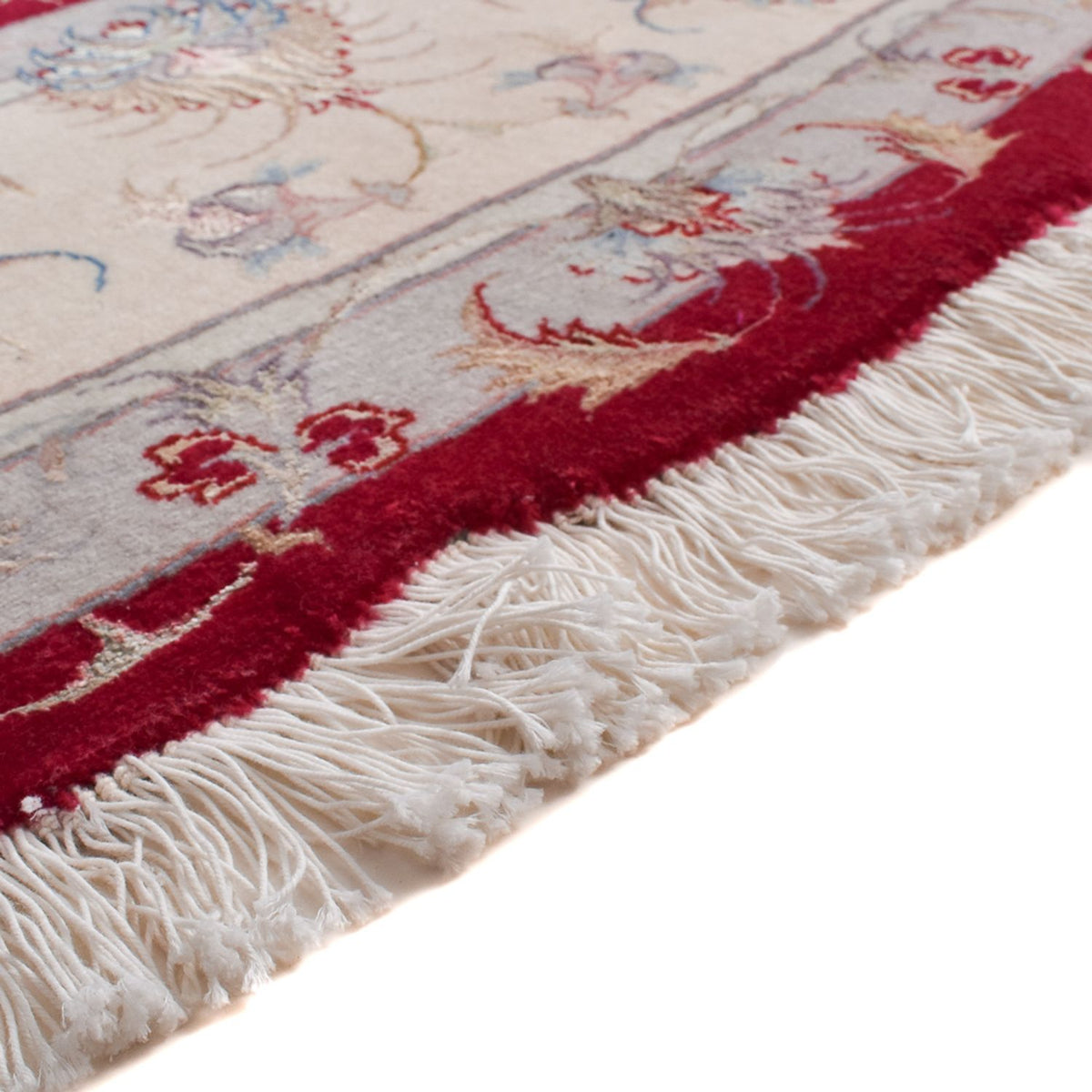 Täbriz - 60 Raj Teppich 250x250cm - Perserteppich - rot
