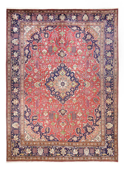 Täbriz - 40 Raj Teppich 300x402cm - Perserteppich - hellrot