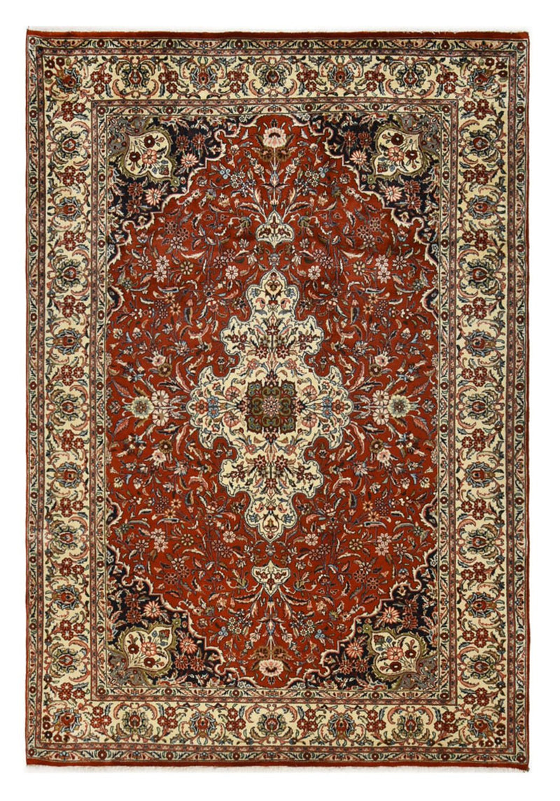 Golpayegan Teppich 201x297cm - Perserteppich - dunkelrot