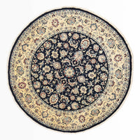 Maschad Teppich 240x240cm - Perserteppich - dunkelblau – product image