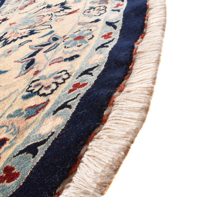 Maschad Teppich 240x240cm - Perserteppich - dunkelblau