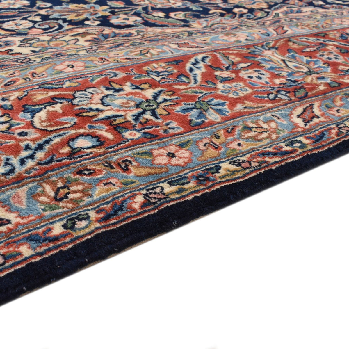 Rafsanjan Teppich 198x300cm - Perserteppich - dunkelblau