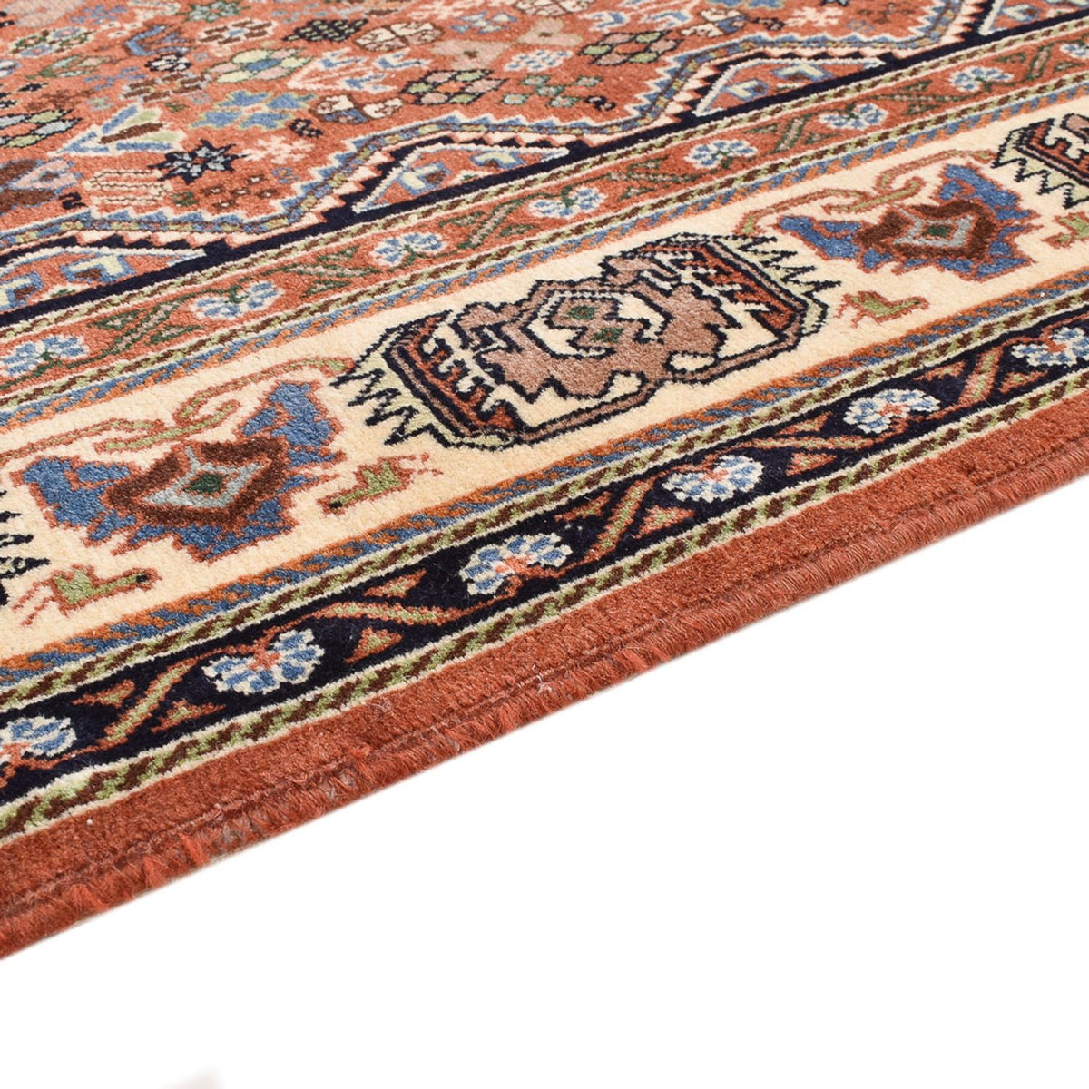 Kaschkuli Teppich 139x212cm - Perserteppich - rost