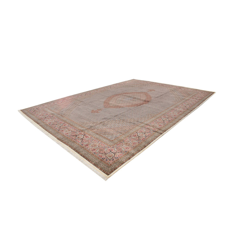 Täbriz - 50 Raj Teppich 350x502cm - Perserteppich - hellbeige