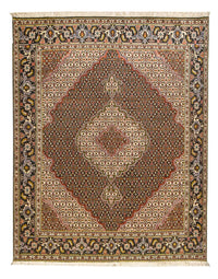Täbriz - 40 Raj Teppich 153x195cm - Perserteppich - braun – product image