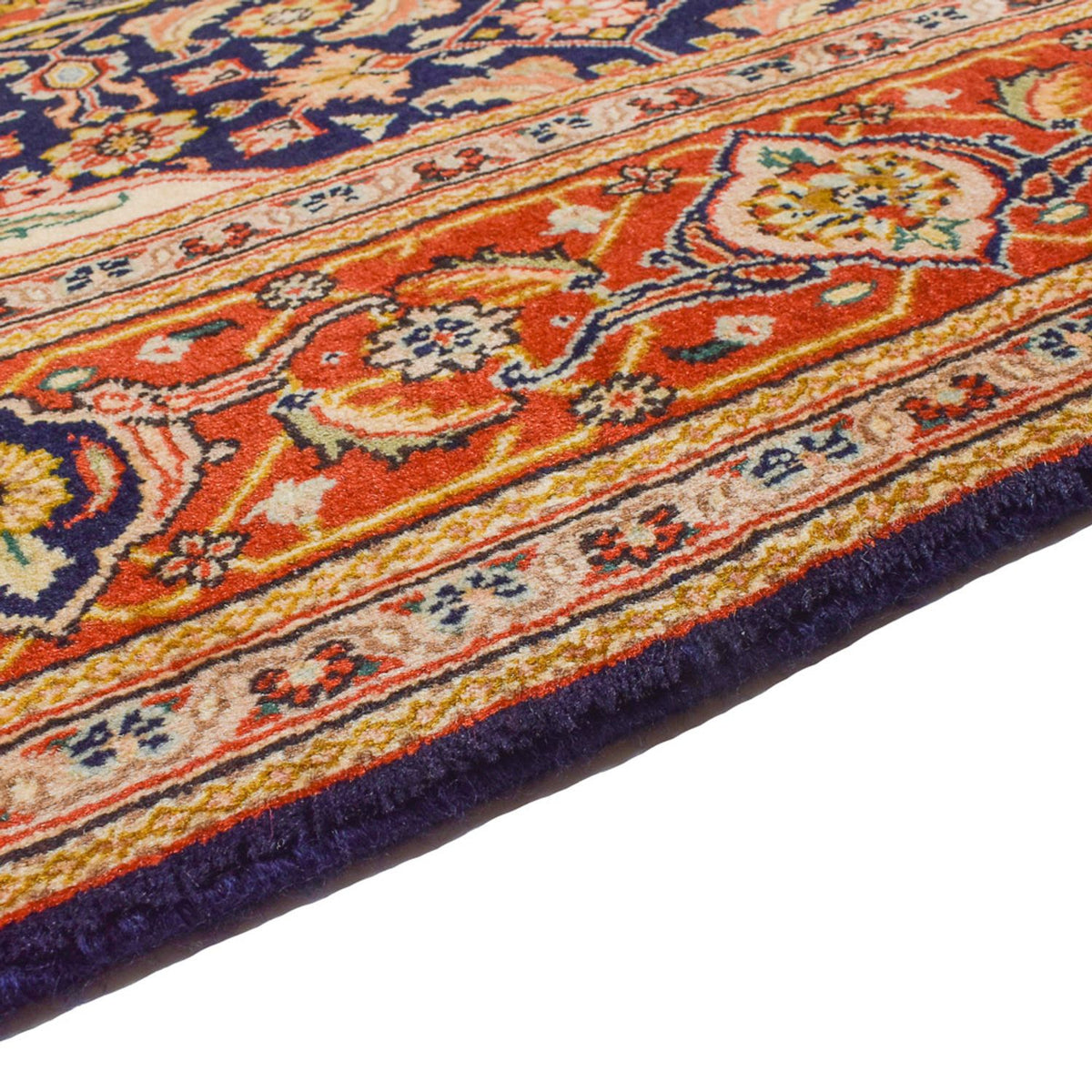 Sarough Teppich 198x298cm - Perserteppich - dunkelblau