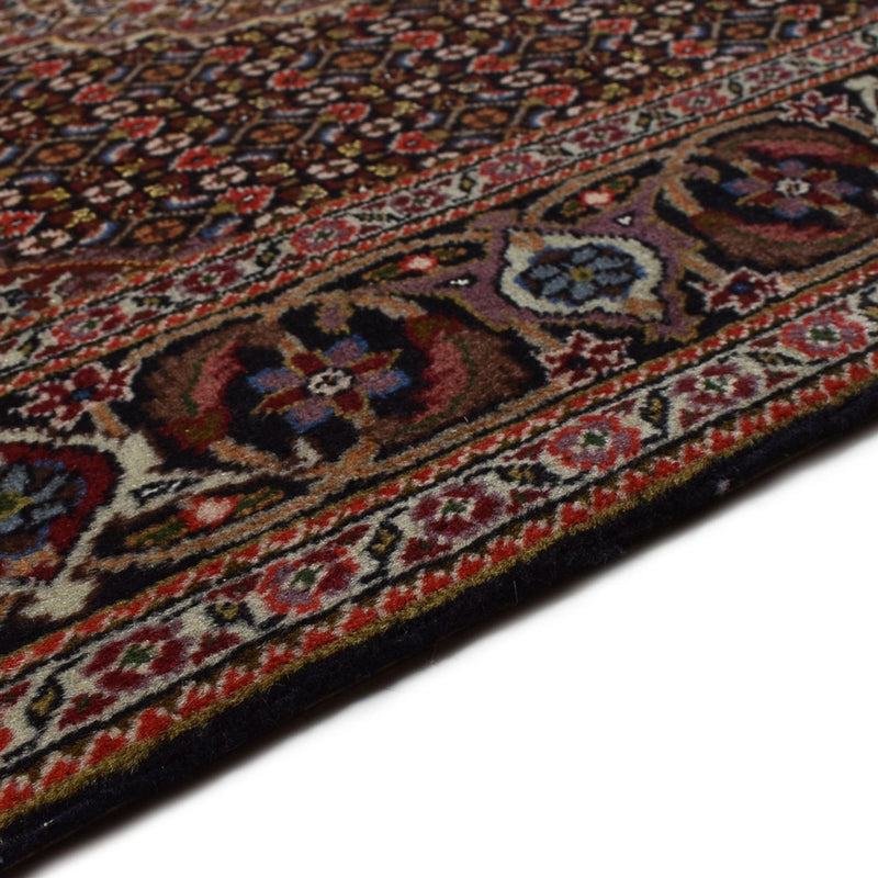 Täbriz - 40 Raj Teppich 150x195cm - Perserteppich - dunkelbraun