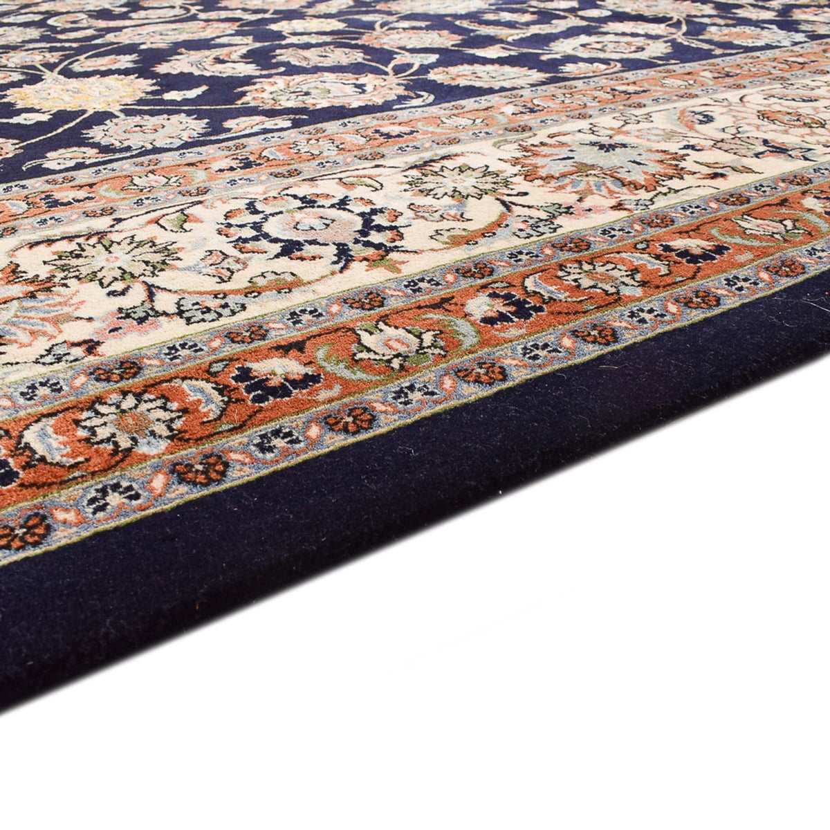Maschad Teppich 305x390cm - Perserteppich - dunkelblau