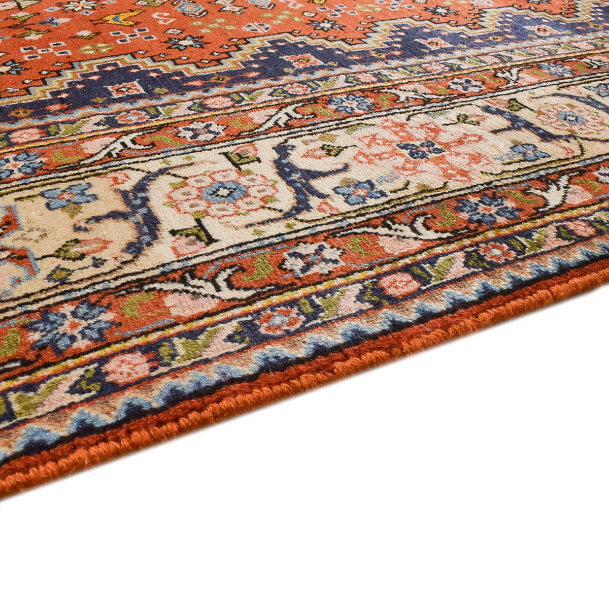 Abadeh Teppich 198x316cm - Perserteppich - hellrot
