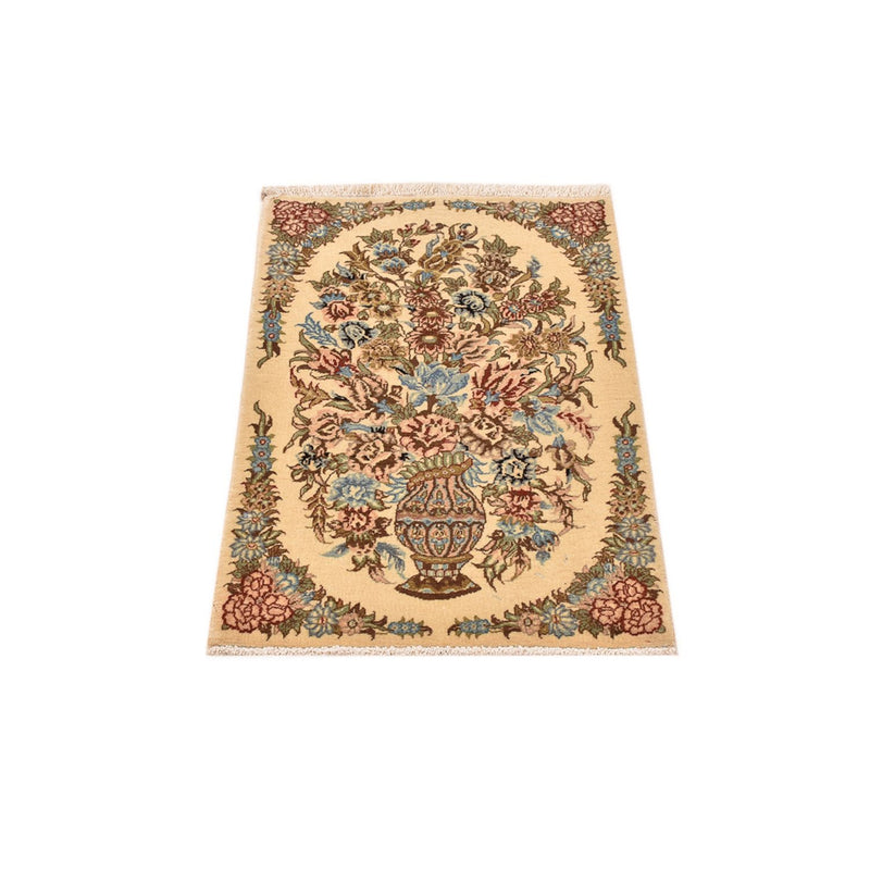 Rafsanjan Teppich 52x79cm - Perserteppich - mehrfarbig