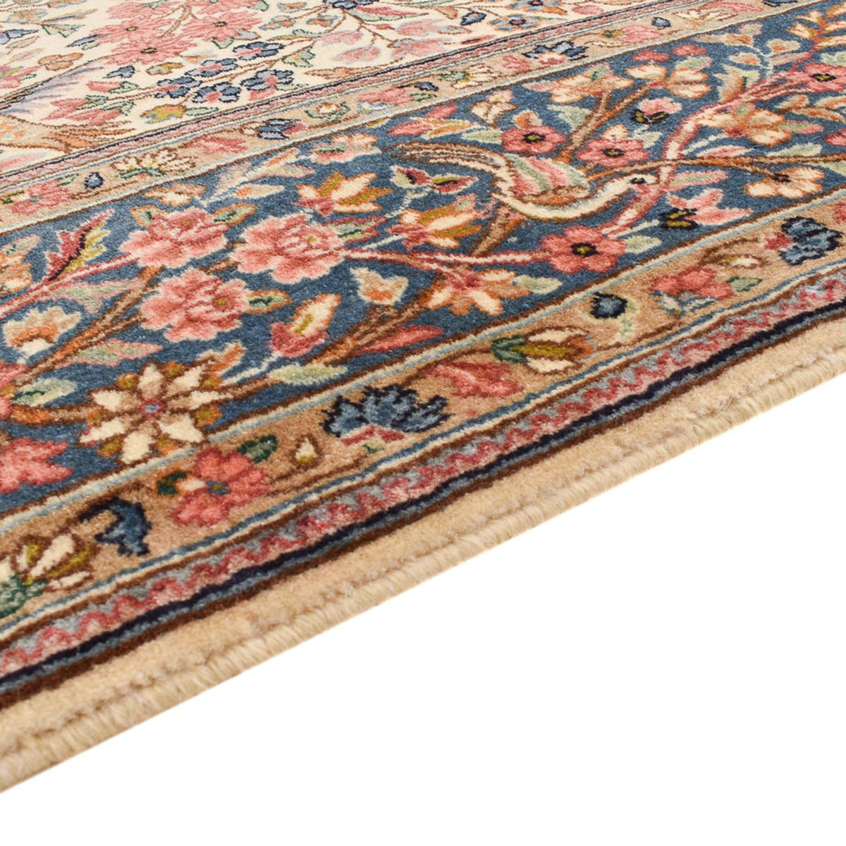 Rafsanjan Teppich 176x272cm - Perserteppich - dunkelbeige