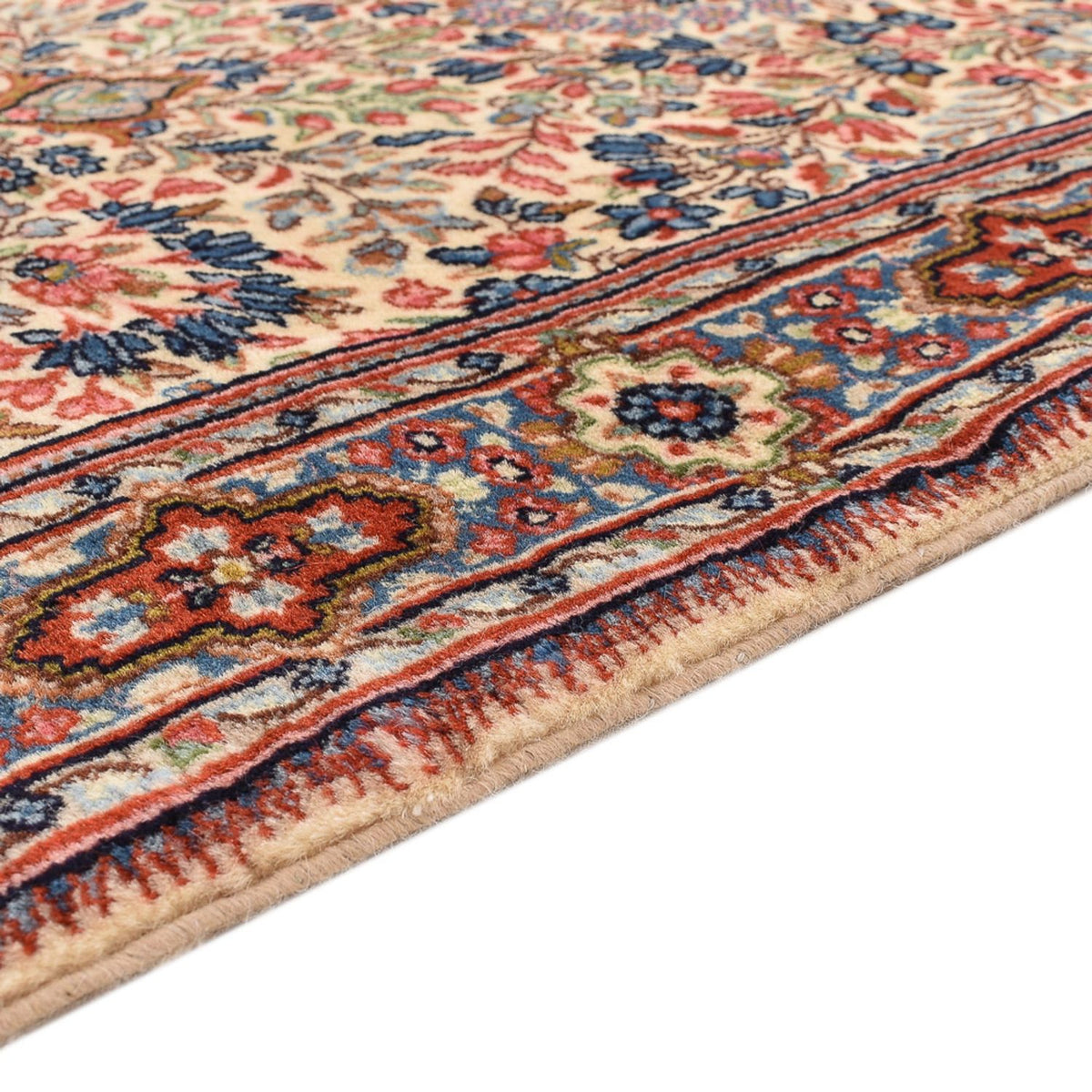 Rafsanjan Teppich 78x389cm - Perserteppich - hellrot
