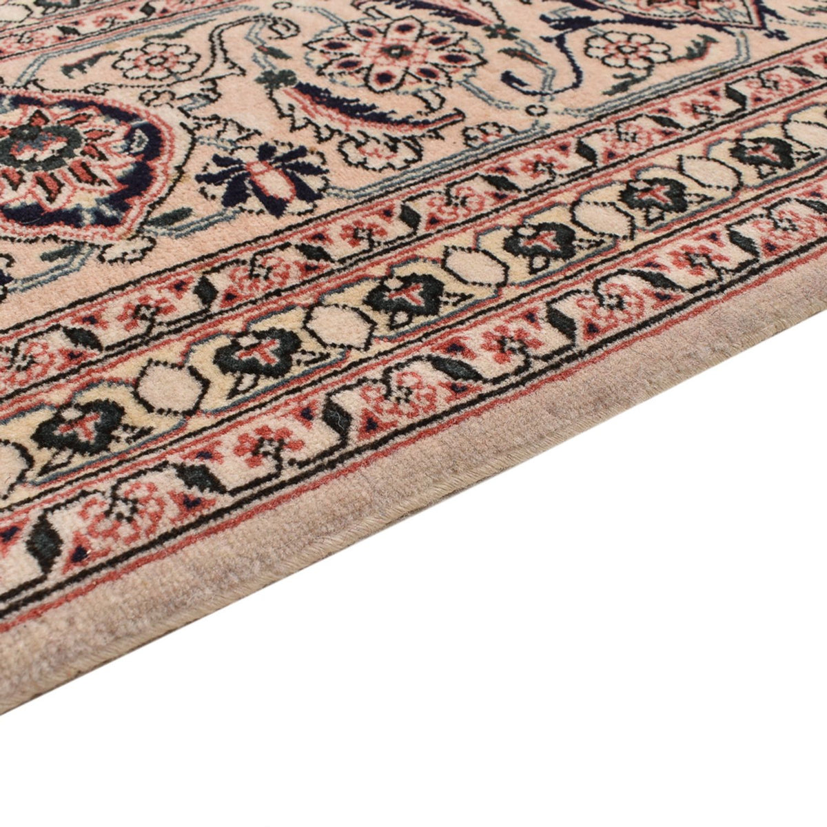 Täbriz - 50 Raj Teppich 200x297cm - Perserteppich - lachs