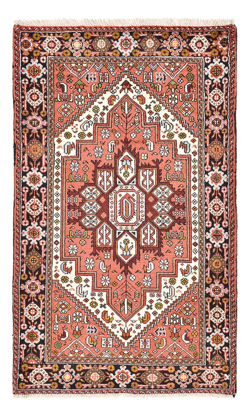 Gholtogh Teppich 73x123cm - Perserteppich - hellrot