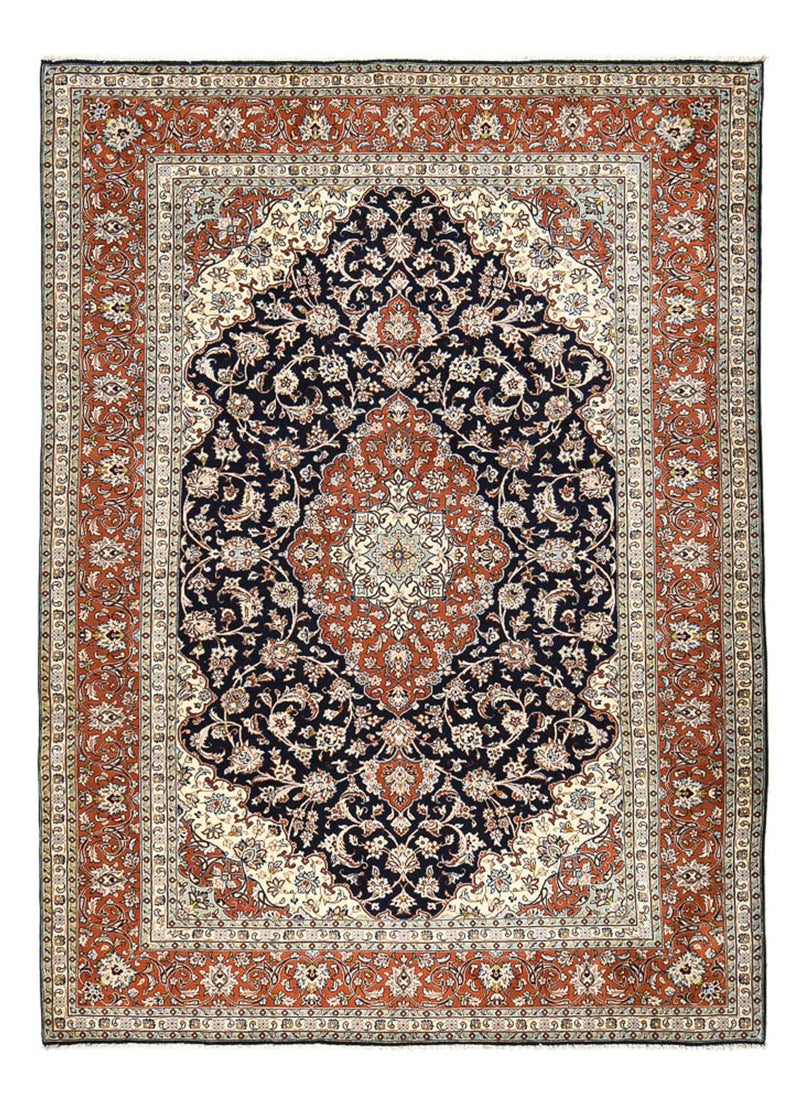 Sarough Teppich 246x345cm - Perserteppich - dunkelblau
