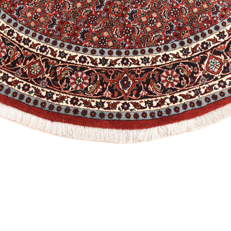 Perserteppich - Bidjar rund  - 150 x 150 cm - dunkelrot