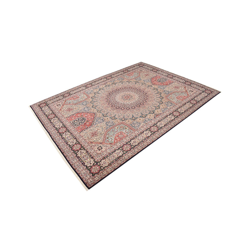Täbriz - 50 Raj Teppich 303x400cm - Perserteppich - dunkelbeige