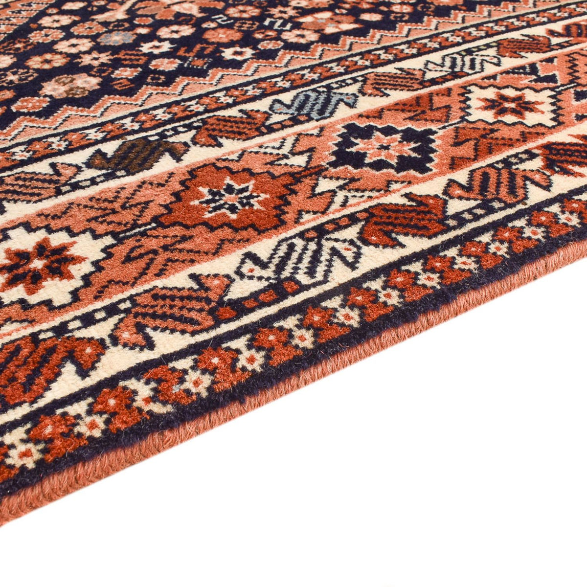 Perserteppich - Nomadic - 196 x 240 cm - rost