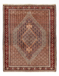 Senneh Teppich 147x184cm - Perserteppich - rost – product image