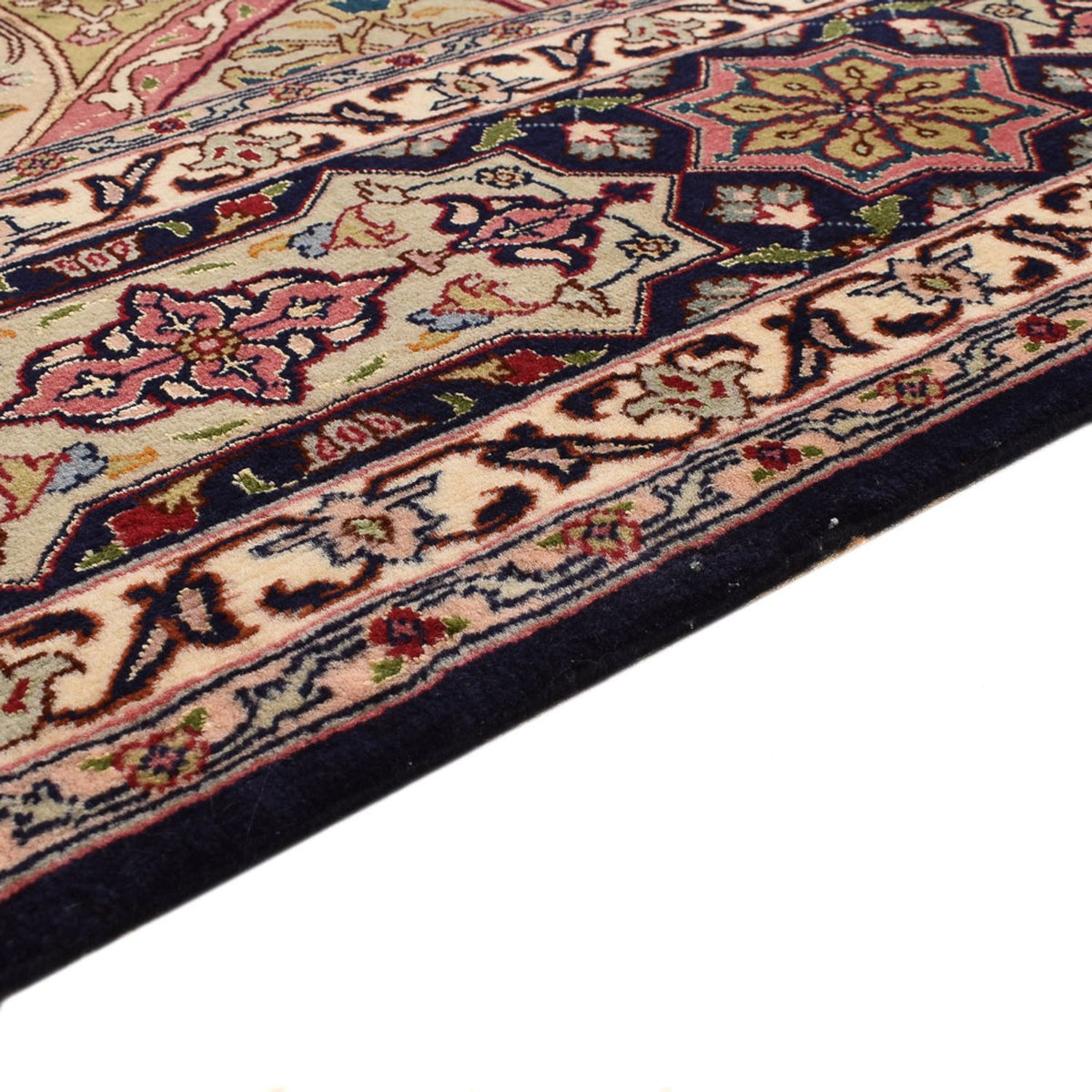 Täbriz - 50 Raj Teppich 208x250cm - Perserteppich - dunkelbeige