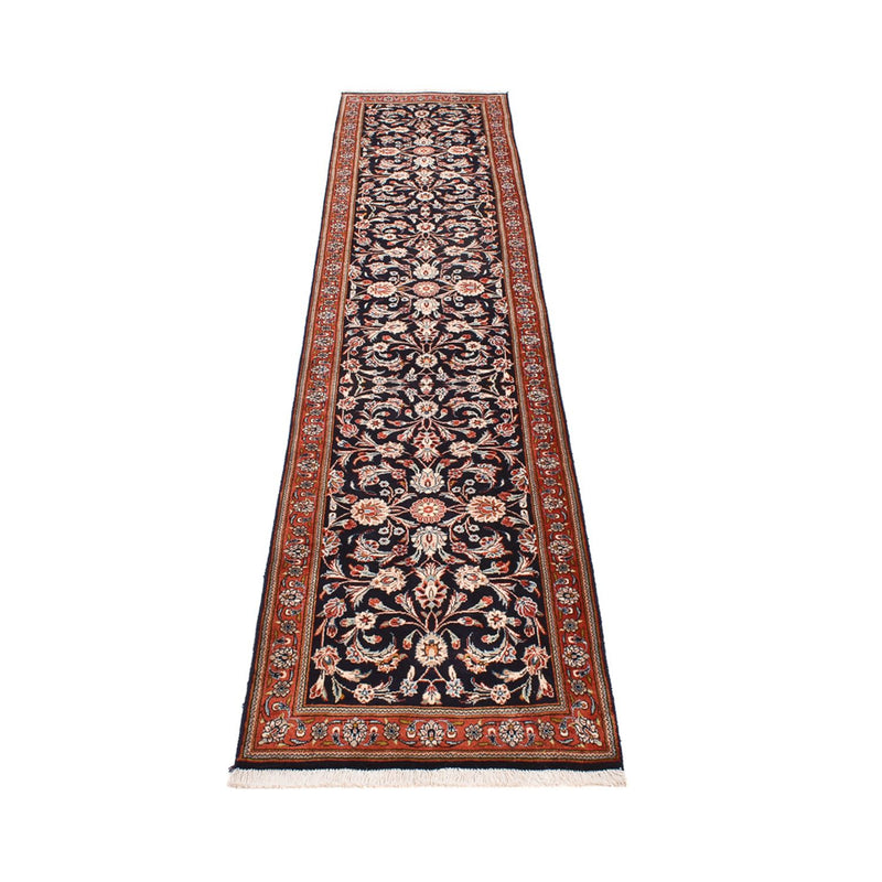 Kaschmar Teppich 73x344cm - Perserteppich - dunkelblau