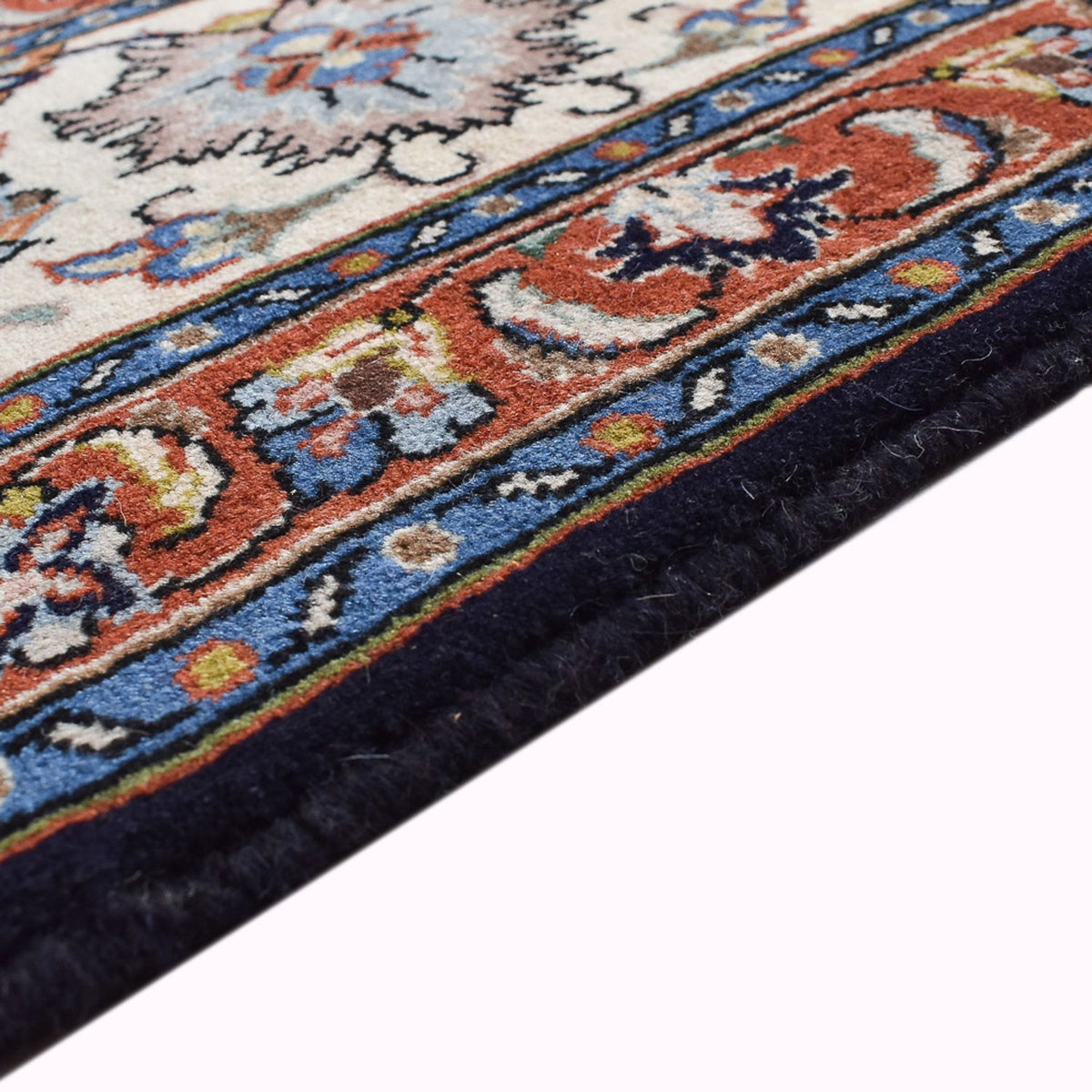 Maschad Teppich 240x336cm - Perserteppich - dunkelblau