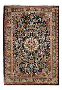 Sarough Teppich 138x202cm - Perserteppich - dunkelblau – product image