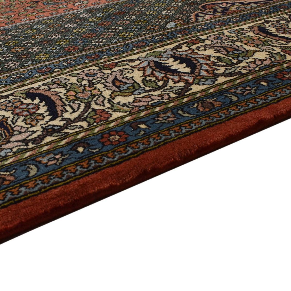Bachtiar Teppich 208x300cm - Perserteppich - dunkelgrün