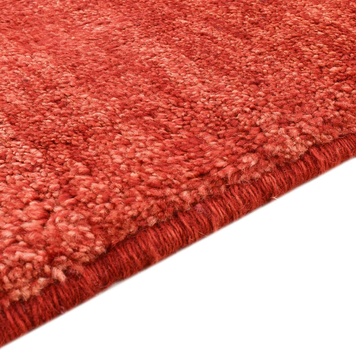 Gabbeh Persisch Teppich 124x179cm - Perserteppich Wollteppich - rot