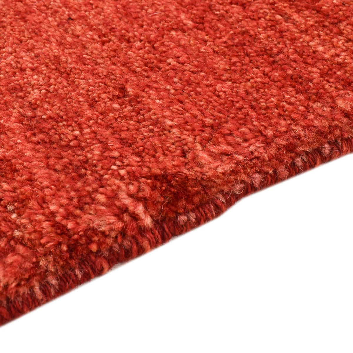 Gabbeh Persisch Teppich 117x181cm - Perserteppich Wollteppich - rot