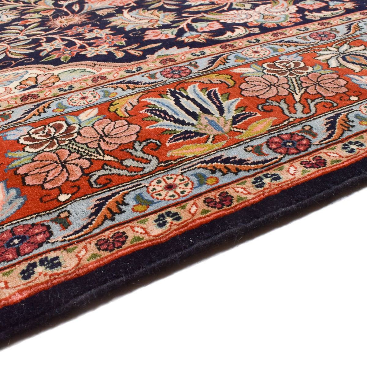 Bidjar Teppich 199x298cm - Perserteppich - dunkelblau