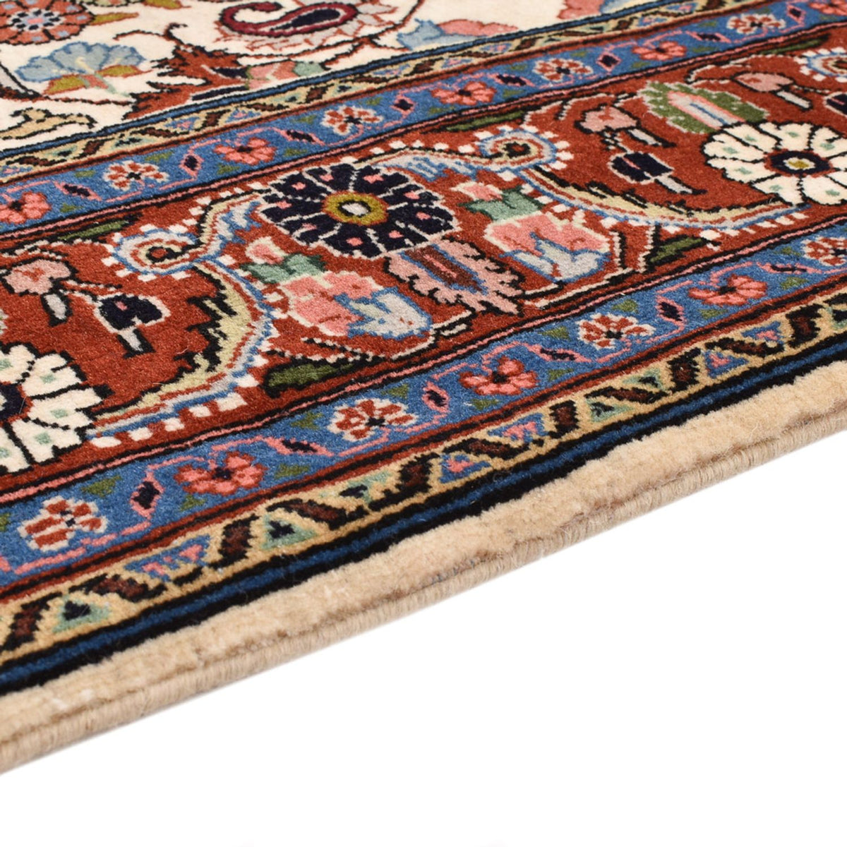 Bidjar Teppich 136x208cm - Perserteppich - creme