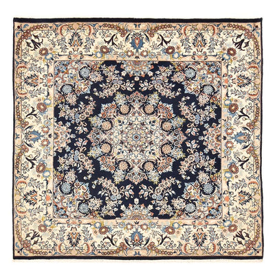 Maschad Teppich 198x200cm - Perserteppich - dunkelblau