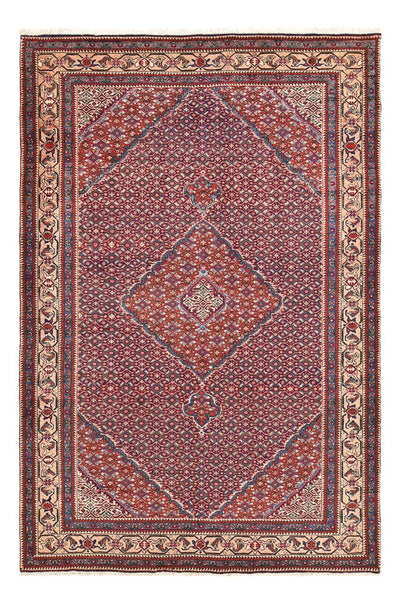 Ardebil Teppich 194x285cm - Perserteppich - bordeauxrot