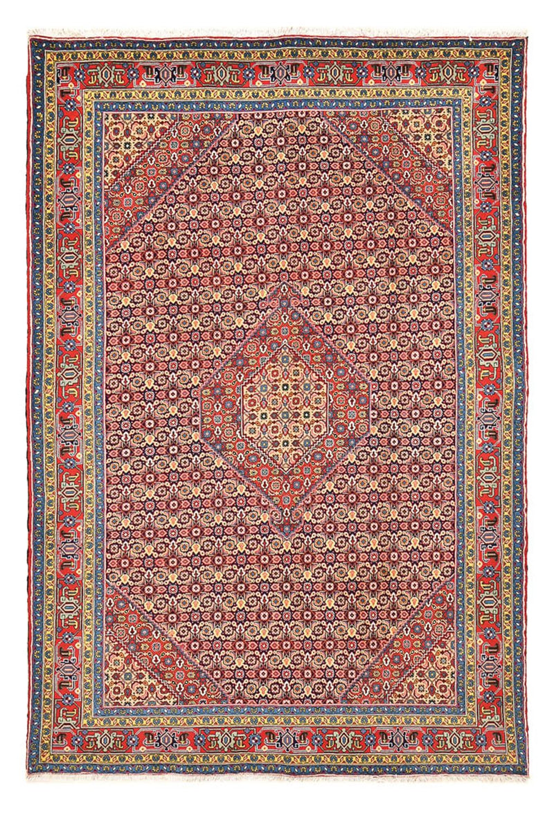 Ardebil Teppich 200x302cm - Perserteppich - hellrot