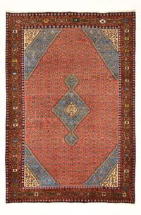Täbriz Teppich 198x292cm - Perserteppich - hellrot – product image