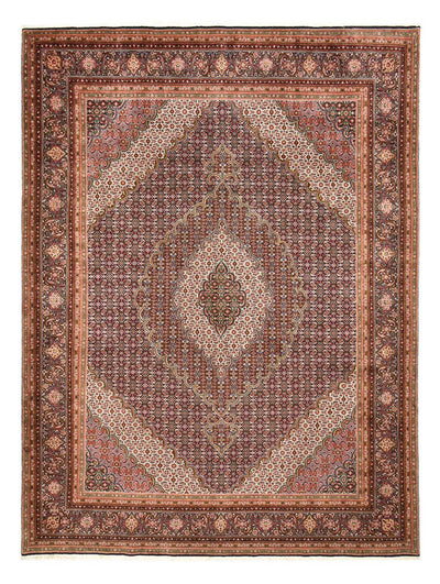 Täbriz - 50 Raj Teppich 303x402cm - Perserteppich - dunkelbeige