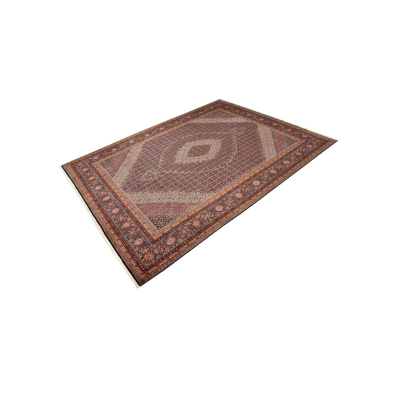 Täbriz - 50 Raj Teppich 303x402cm - Perserteppich - dunkelbeige