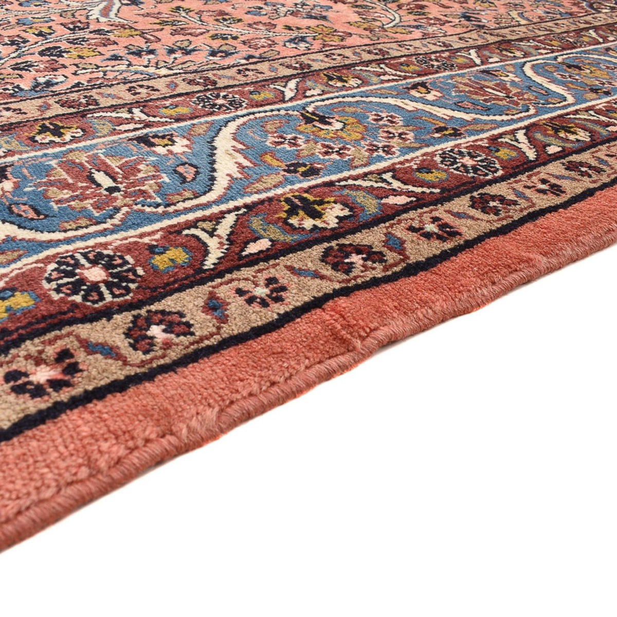Perserteppich - Nomadic - 214 x 223 cm - rosa