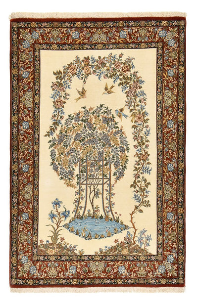 Ilam Teppich 129x201cm - Perserteppich - hellbeige