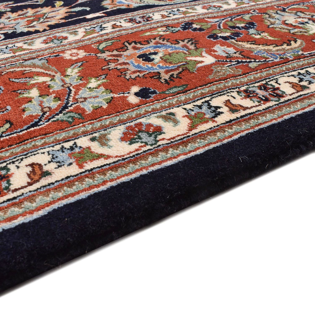 Kaschmar Teppich 197x291cm - Perserteppich - dunkelblau