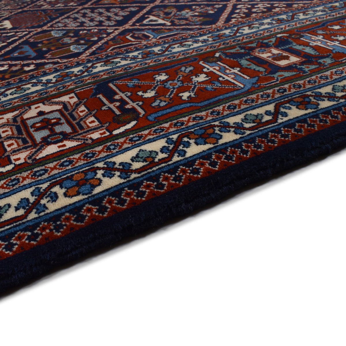 Meymeh Teppich 203x293cm - Perserteppich - weinrot