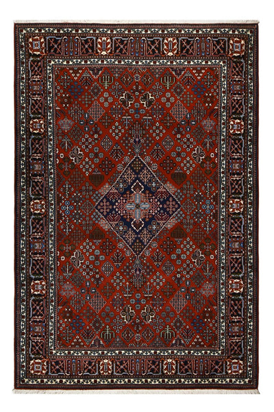 Meymeh Teppich 203x302cm - Perserteppich - dunkelrot