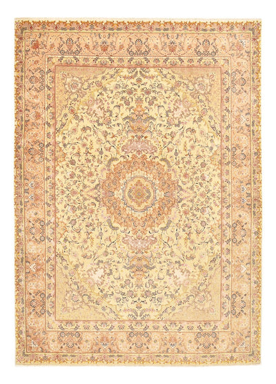 Täbriz - 50 Raj Teppich 293x414cm - Perserteppich - gold