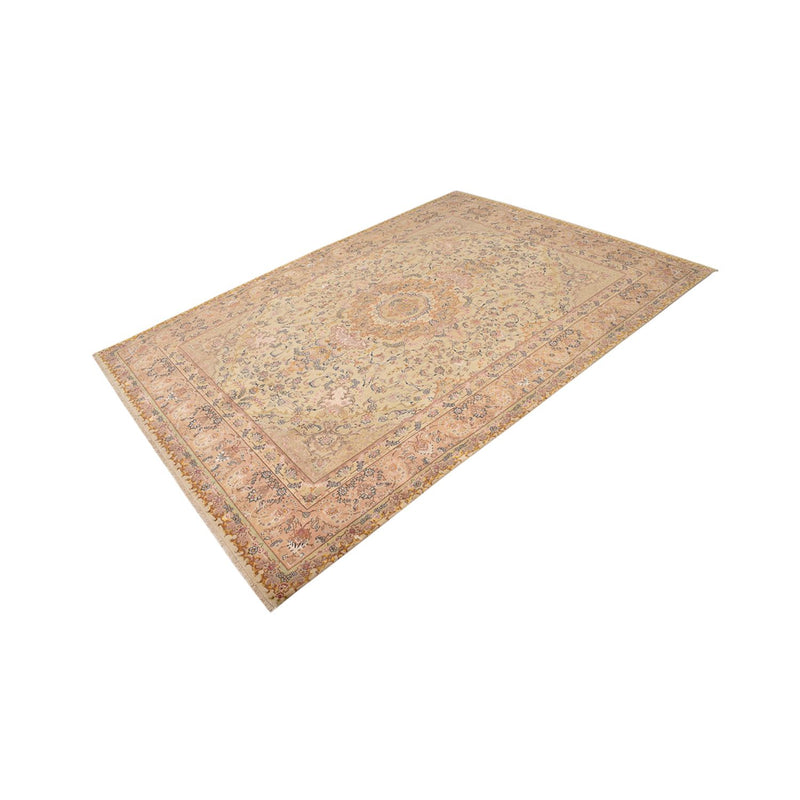 Täbriz - 50 Raj Teppich 293x414cm - Perserteppich - gold